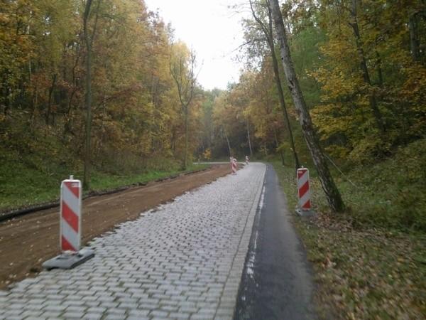 Modernizacja drogi koło Mescherin