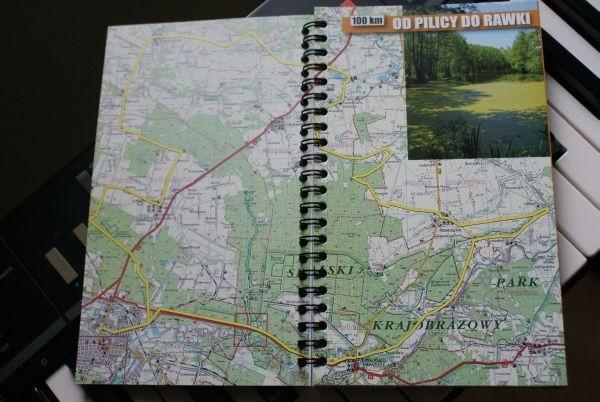 a tu w środku, jedna z tras, licząca 100 km.
