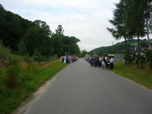 Jedna z kilku procesji, które udało mi się mijać tego dnia