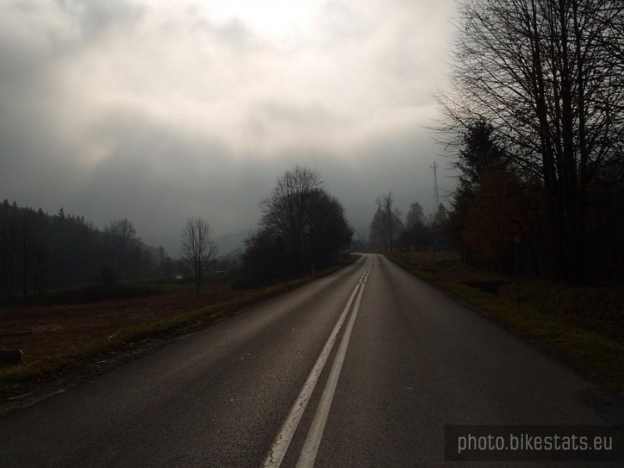 Małastów we mgle