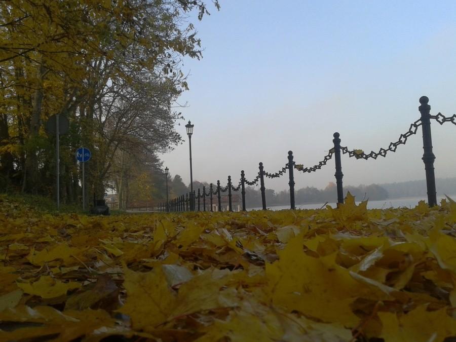 promenada nad jeziorem Ełckim