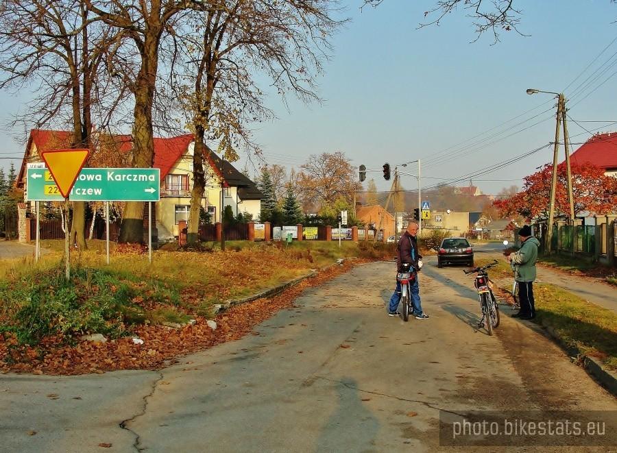 To już Skarszewy. Do domu pozostało 20 km.