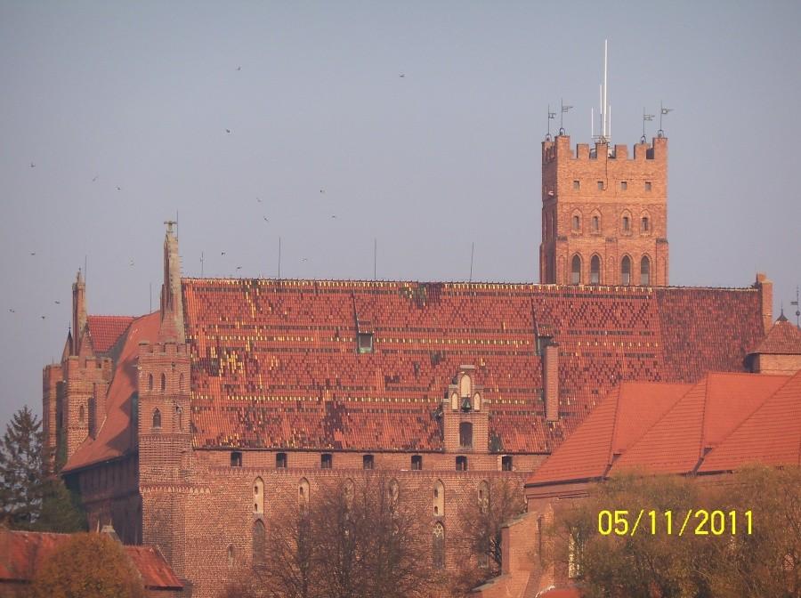 MALBORK-POŁUDNIOWA PANORAMA ZAMKU WYSOKIEGO