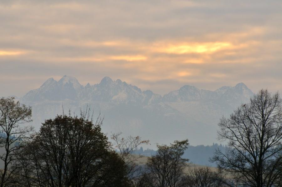 Tatry widziane z Červenego Kláštoru