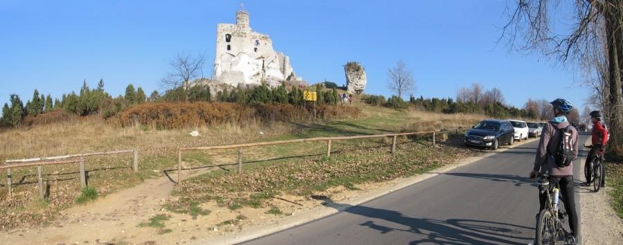 Panorama przy zamku