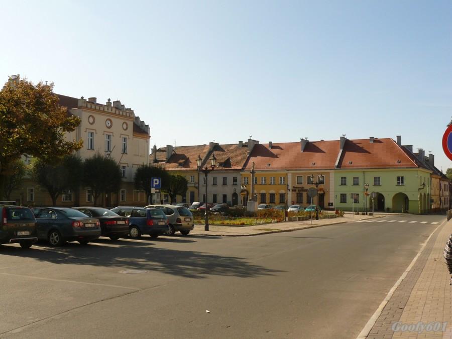 Rynek w Pyskowicach.