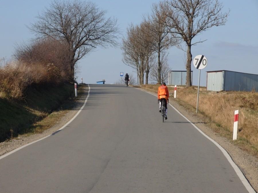 podjazd w okolicach Rożnowic