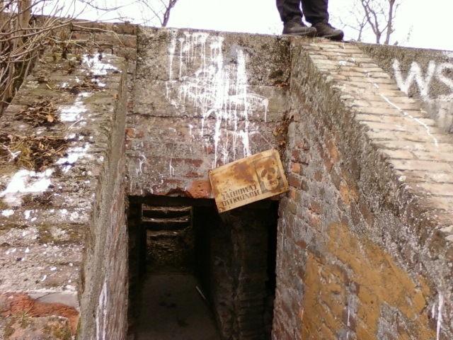 Wejście do bunkra