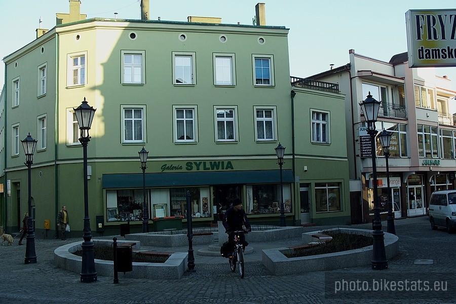 Rozwidlenie ulic Mickiewicza i Krótka w Tczewie po rewitalizacji.