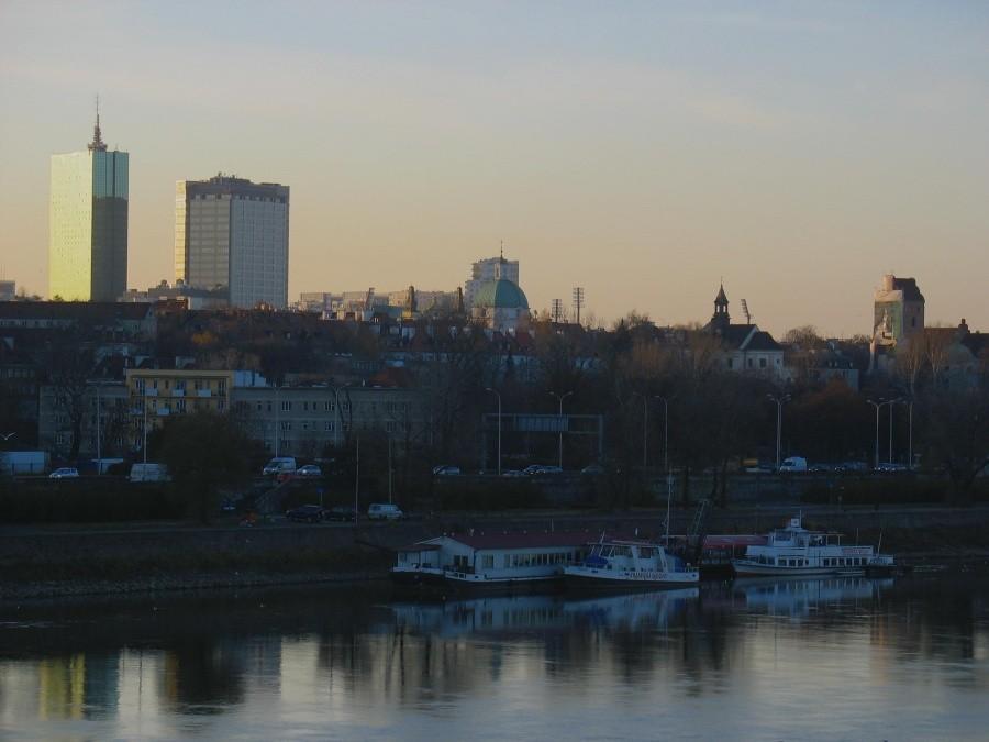 Widok z Mostu Śląsko-Dąbrowskiego