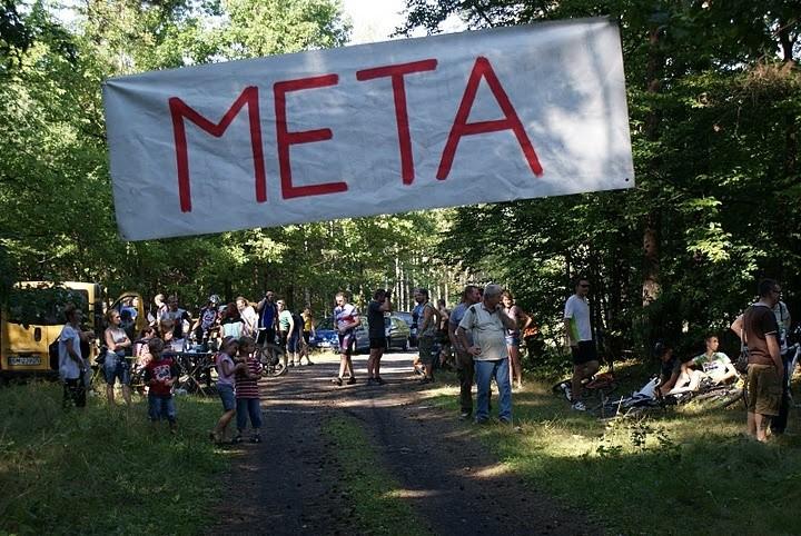 Widok na metę wyścigu