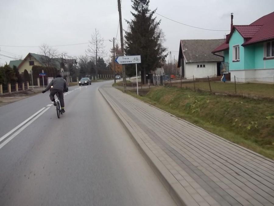 na Trase rowerową