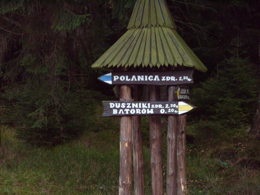 Zjazd przez Batorów na Szczytną.