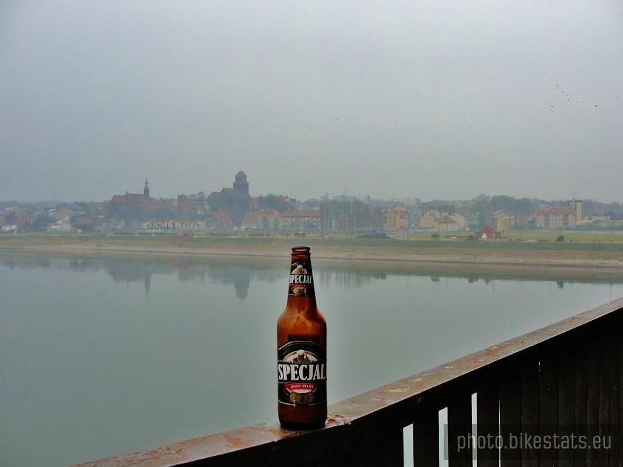 Jesienna panorama Tczewa.