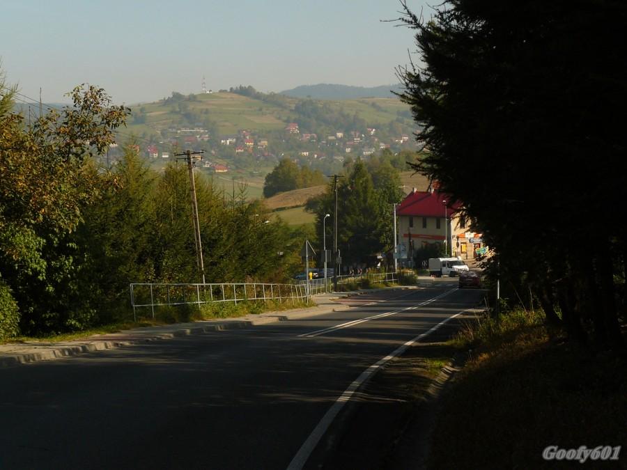 Widok na Istebną.