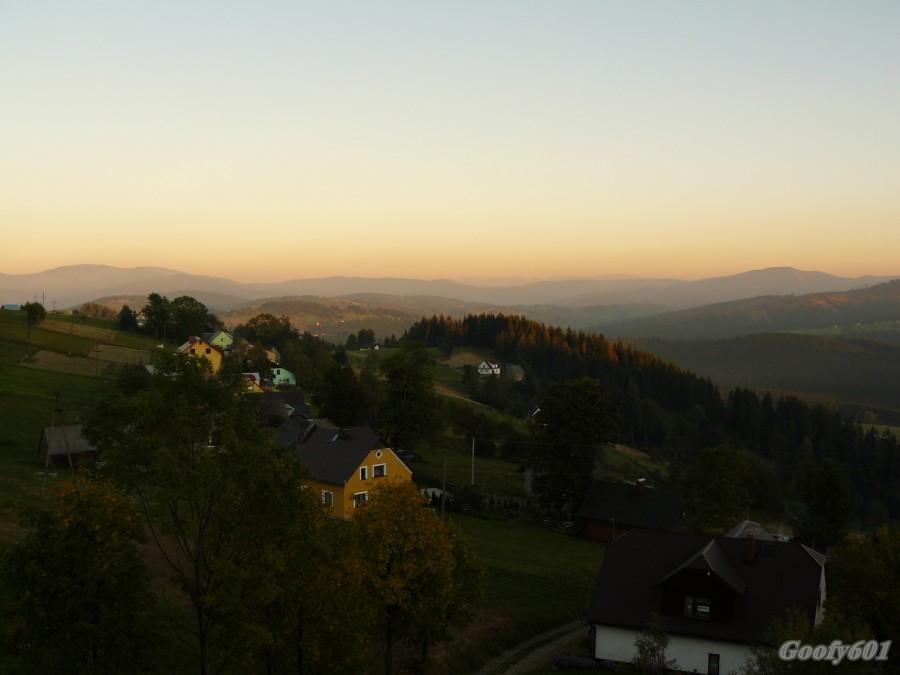 Wieczorne Beskidy :)