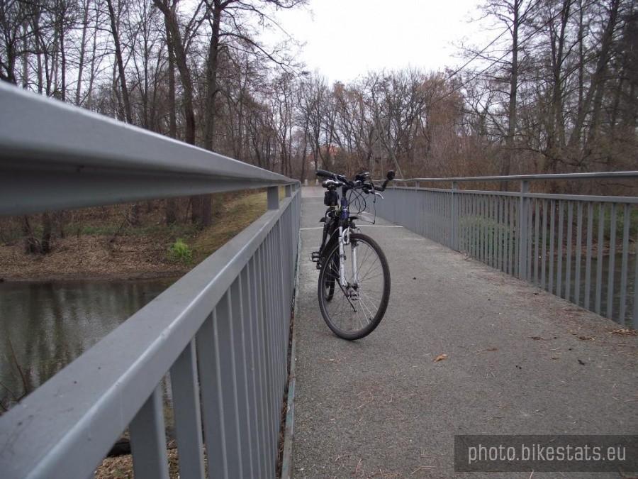 Rower na kładce