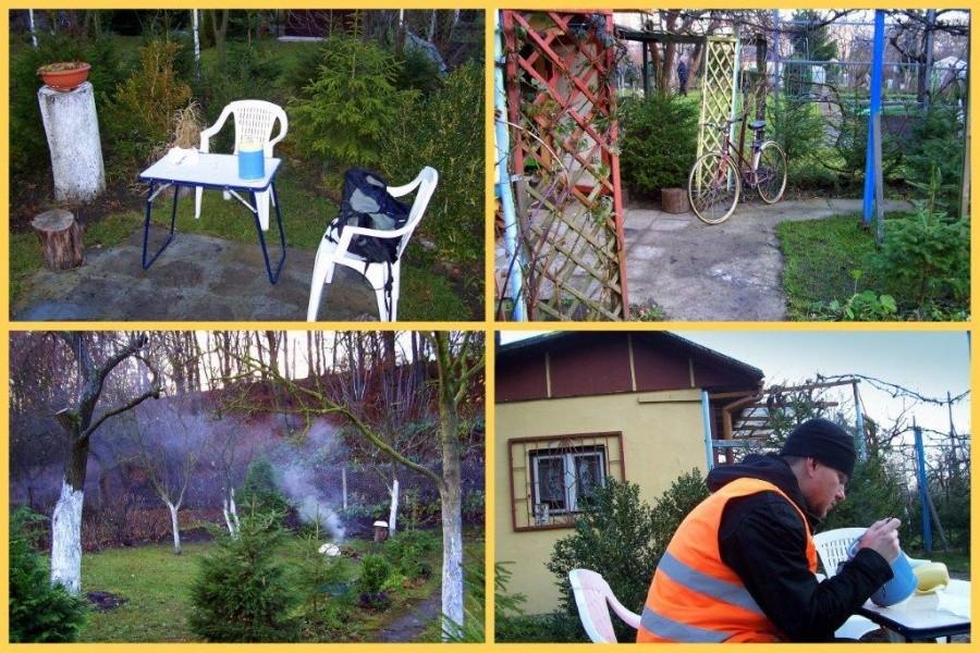 Kurs na "Kozie" na obiadek na działce.
