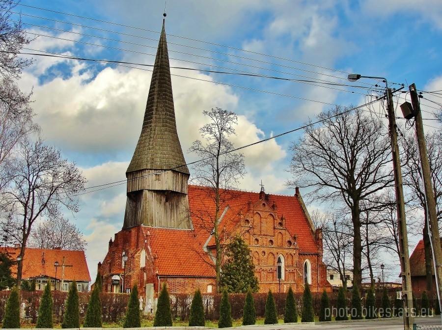 Kościół MB Wniebowzięcia w Kończewicach.