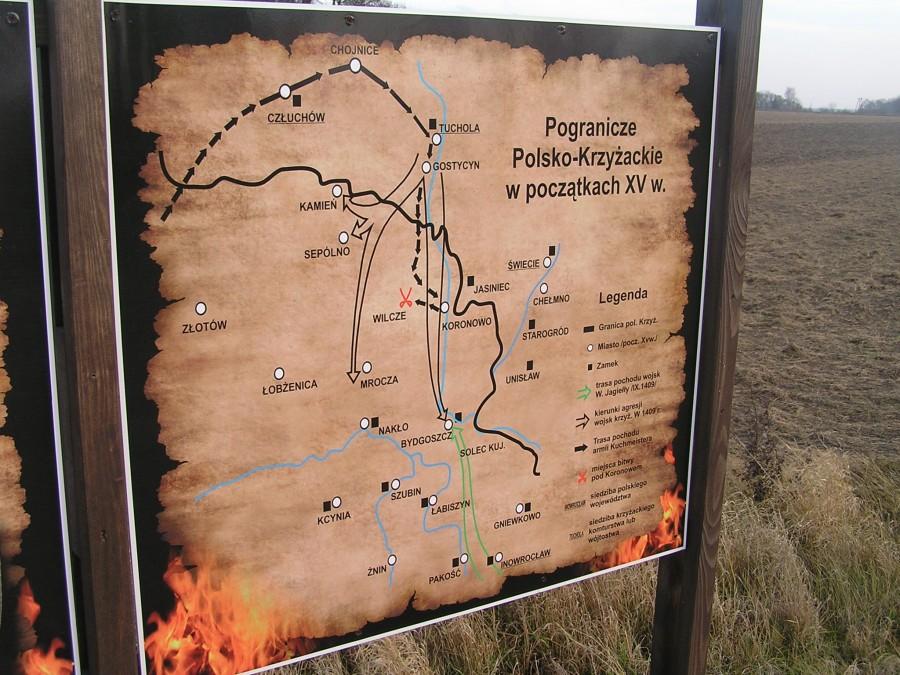 Tablica "złe wspomnienie" mega-snake'a w tylnym kole