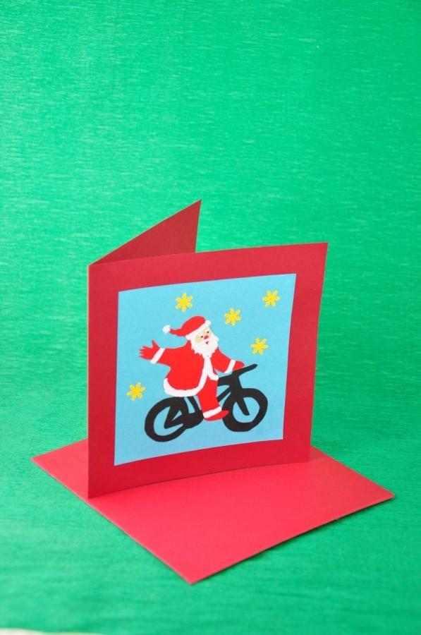 mikołaj na bike'u
