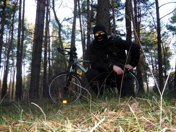 Właściciel roweru też prezentuje się nieco bardziej agresywnie