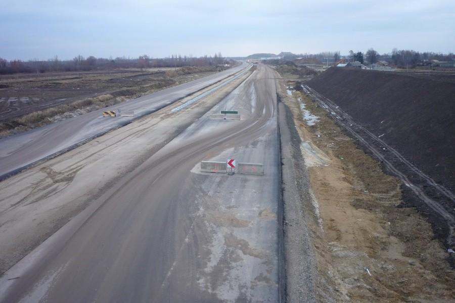 Autostrada w okolicach Koszajca
