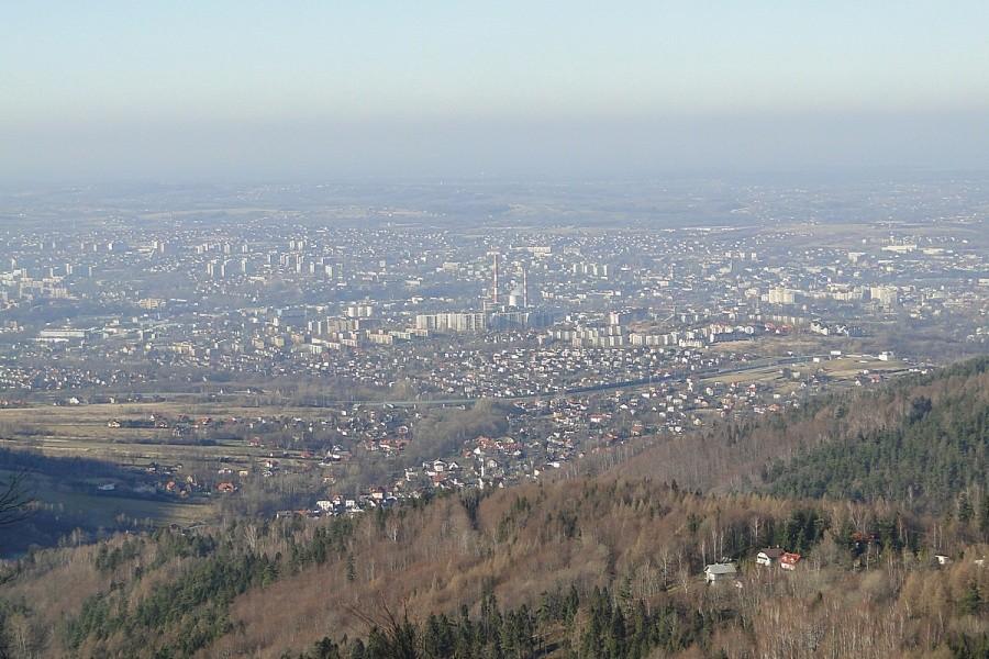 Widok na Bielsko