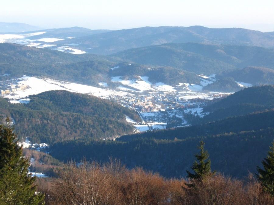 Jakieś 600 m niżej, Krynica.