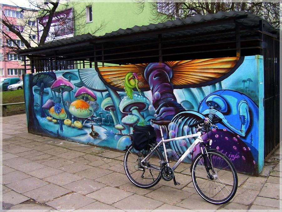 Graffiti na Pomorzanach. Szczecin.