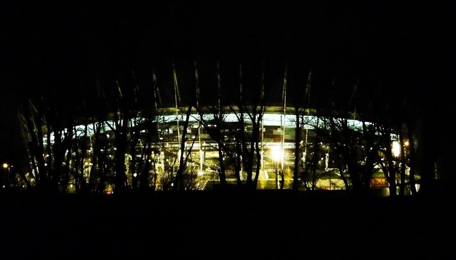 Stadion Narodowy nocą