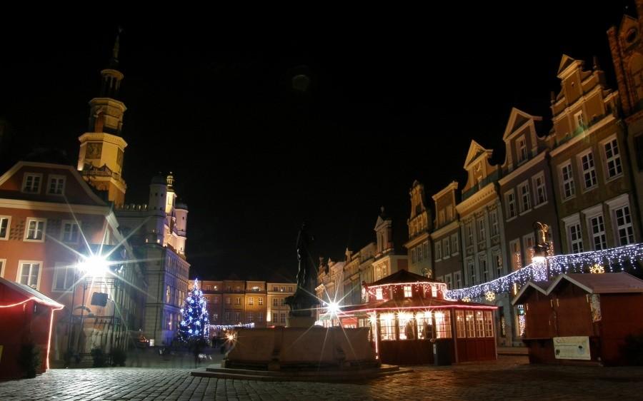 Grudniowy poznański Stary Rynek