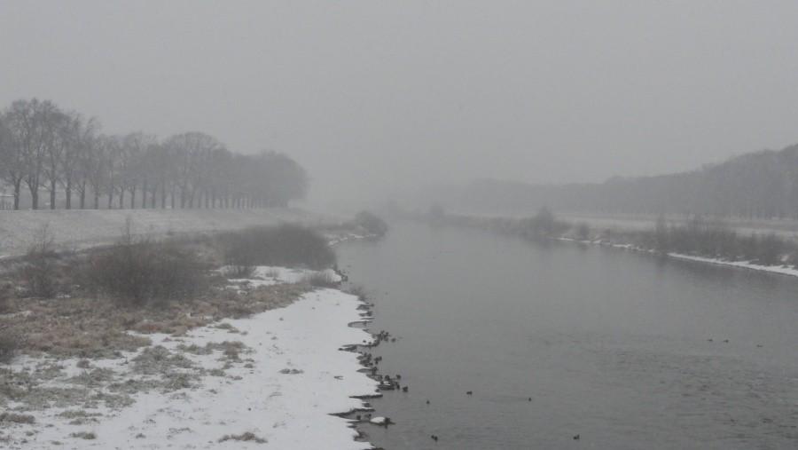 Pierwszy śnieg we wrocławiu