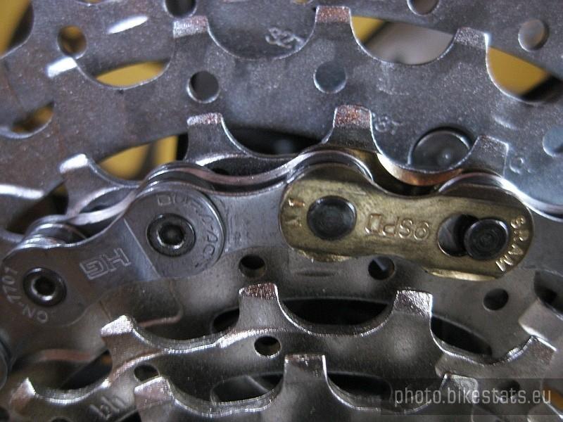 kaseta slx, łańcuch xtr, spinka sram