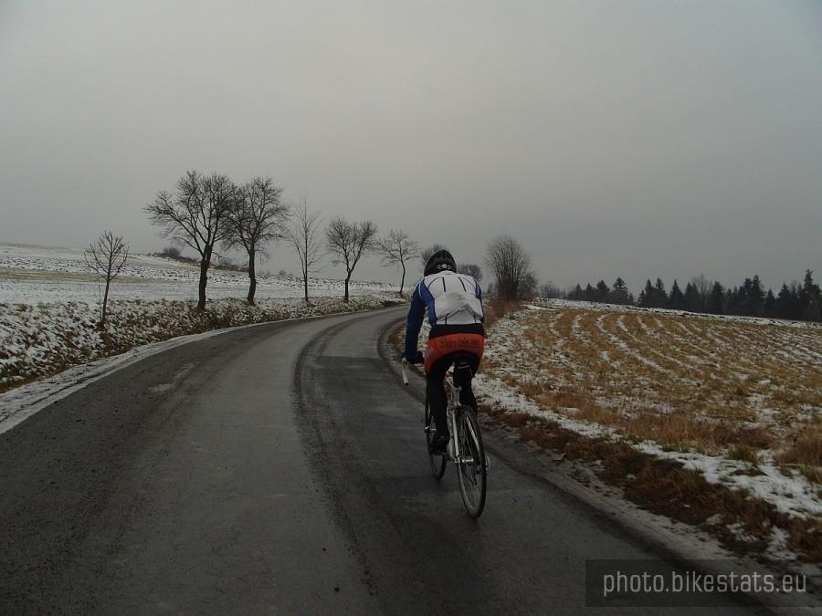 Gródek, koniec podjazdu