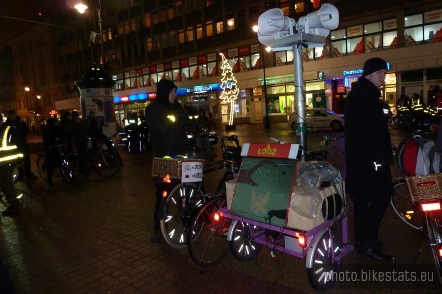 Łódzka Masa Krytyczna - 30 grudnia 2011 #1