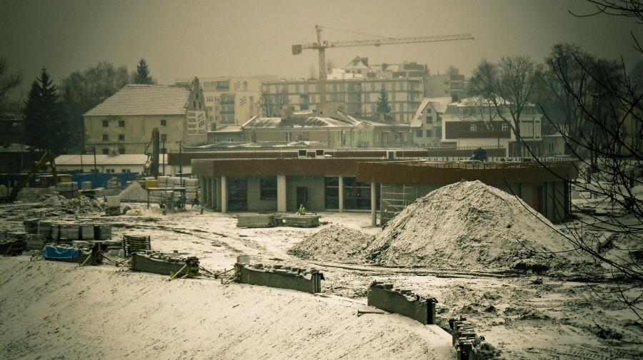 Marina się buduje nawet w zimie