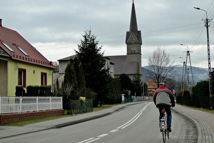 Piotrek wjeżdza do Porąbki