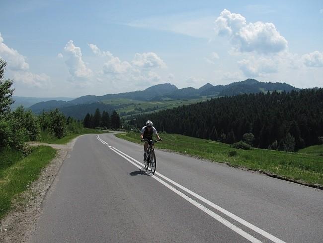 Podjazd w Pieninach