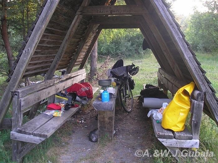 jeden z biwaków na trasie, Zempleni-hegyseg