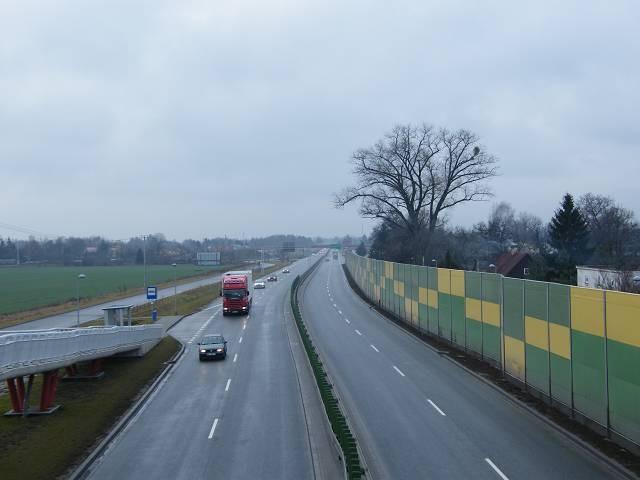 Widok w kierunku Zegrza z Waypoint #2613 Kładka „Strzecha Mazowiecka” -punkt łączony