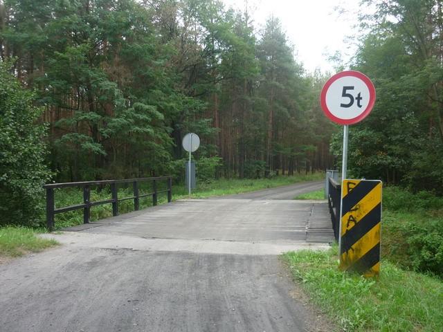 Mostek w okolicach Zarośli Cienkich