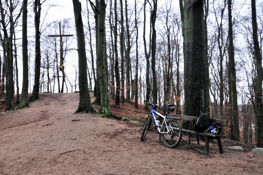 Na szczycie Wieżycy (329 m n.p.m.)
