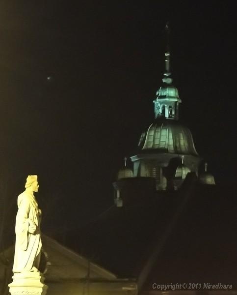 dach kościoła pw. św. Małgorzaty i Katarzyny w Kętach,