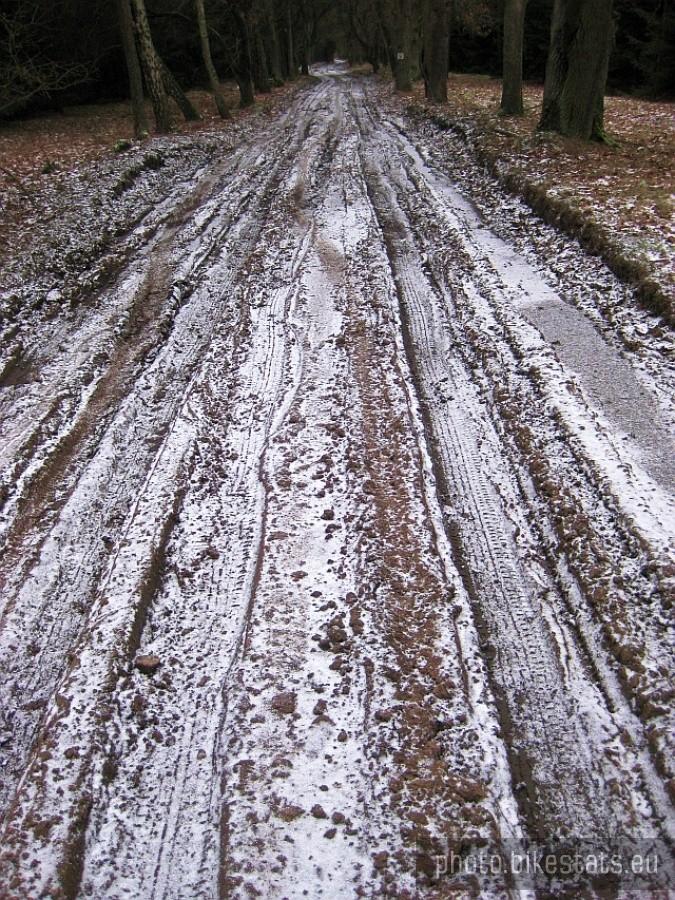 Czerwony szlak - jazda tą drogą nie należała do najprzyjemniejszych...
