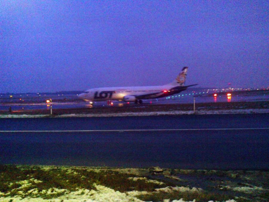 Boeing 737 na Okęciu