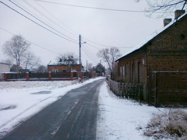 Droga w granicach Łodzi