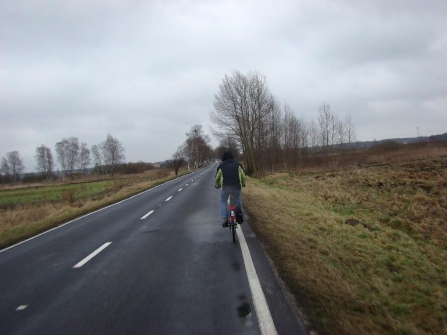 Czasami i asfalt się trafia po "drodze"