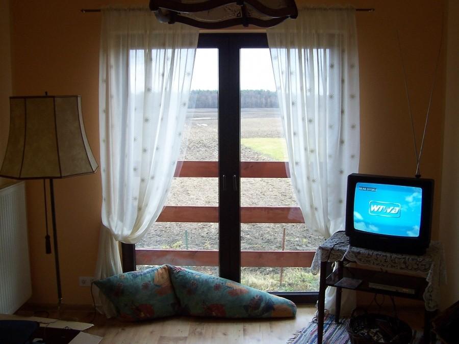 Widok z pokoju w Breniu.