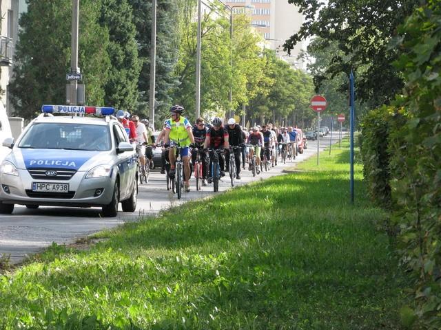 Jechaliśmy w asyście Policji